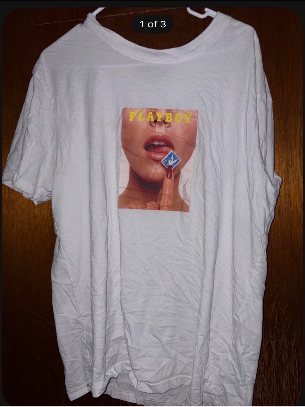 PLAYBOY White Graphic Logo Short Sleeve Tee